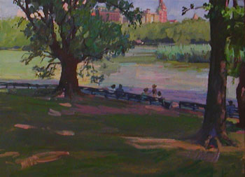 pond central park