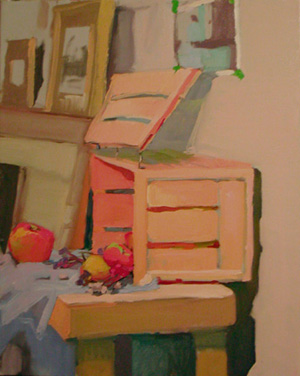 Butcher Block Crate Fruit